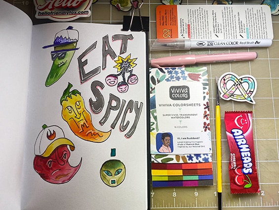 Artsnacks May 2022 Unboxing and Illustration