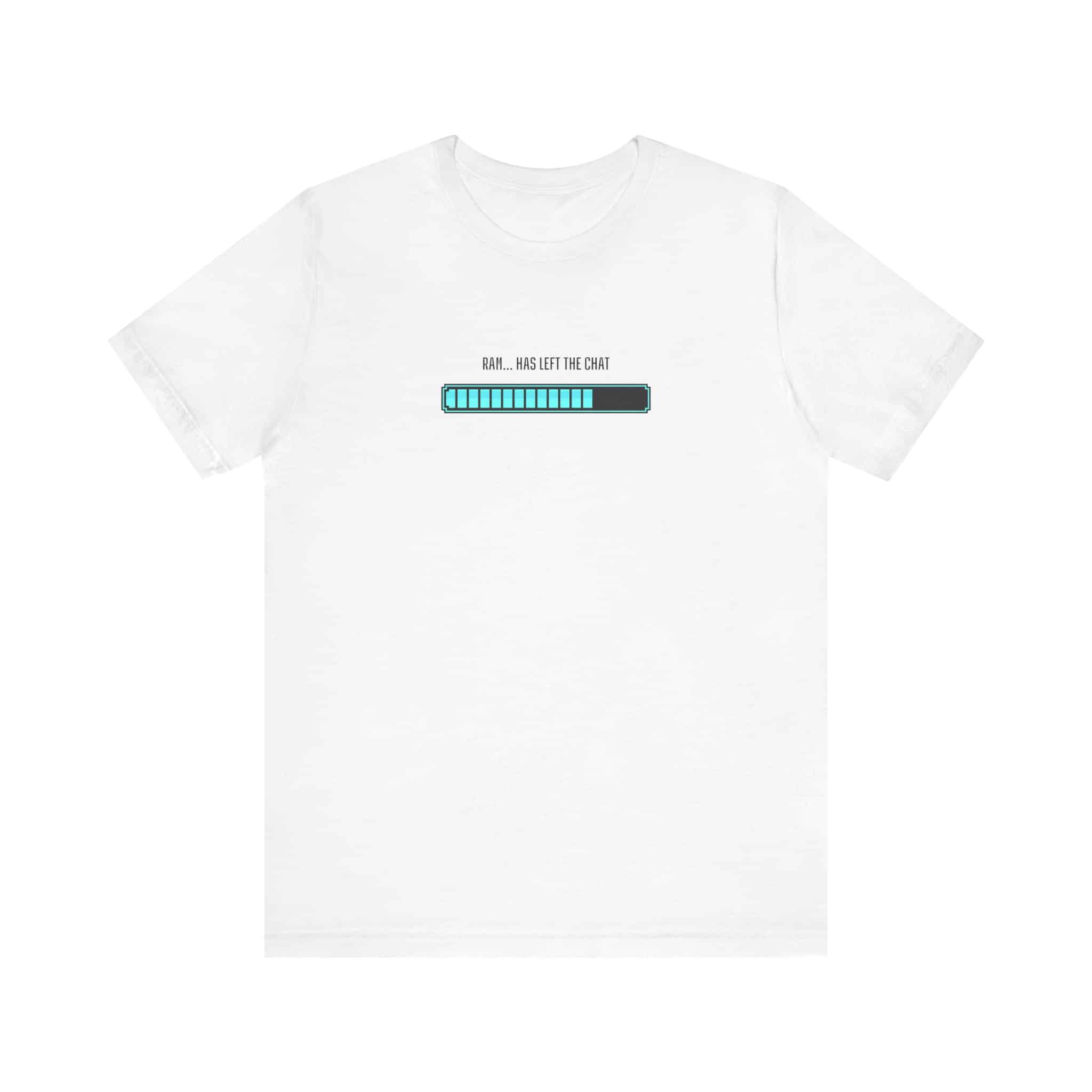 My RAM Has Left the Chat - Motion Designer's Loading Bar T-Shirt - Image 2