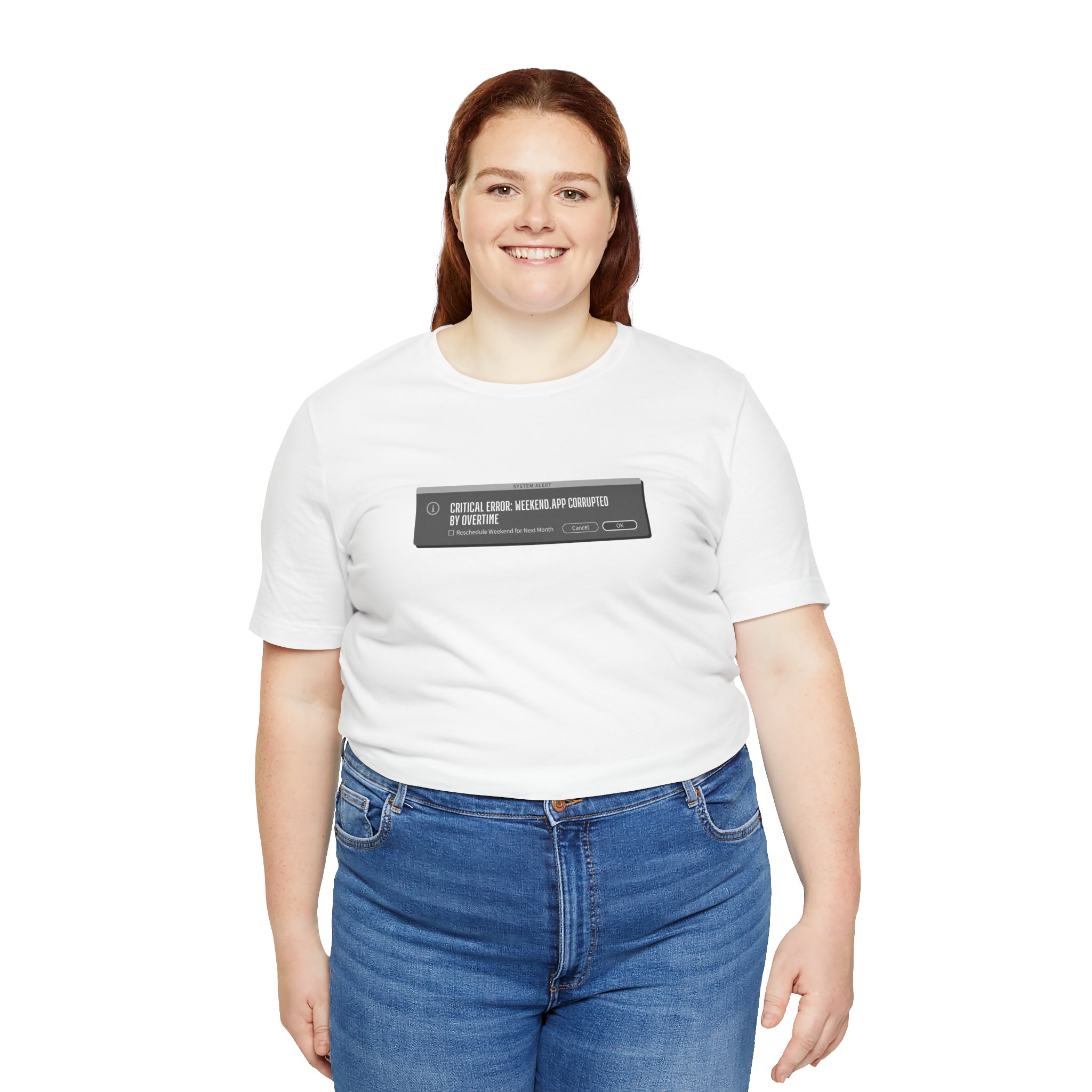 Weekend Corruption - Creative's Error Message Humor T-Shirt - Image 8